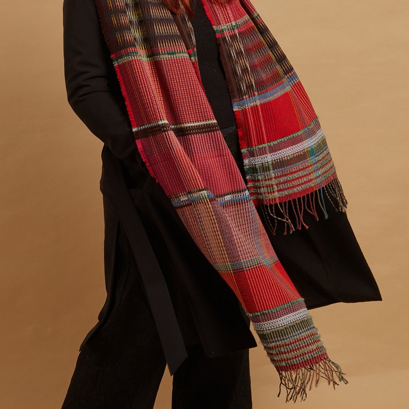 Ortensia Scarf - Ruby