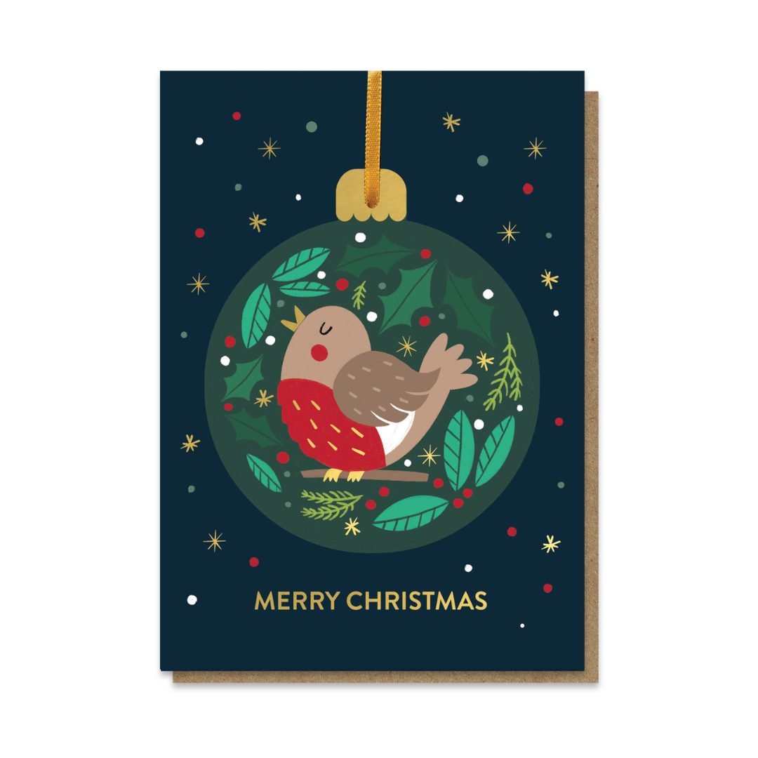 Christmas Card - Red Robin