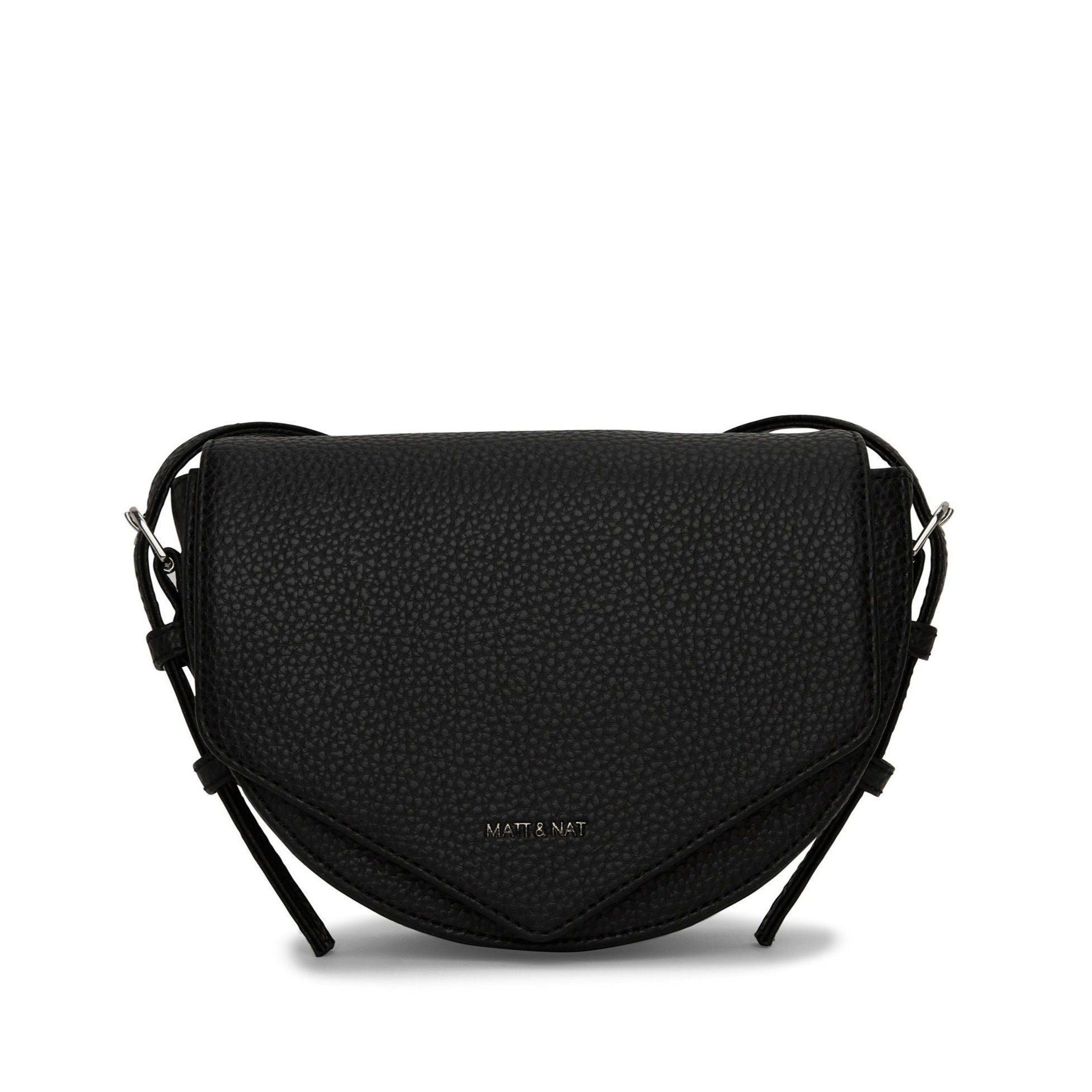 MATT NAT TWILL Vegan Saddle Bag Purity Black – The Longship