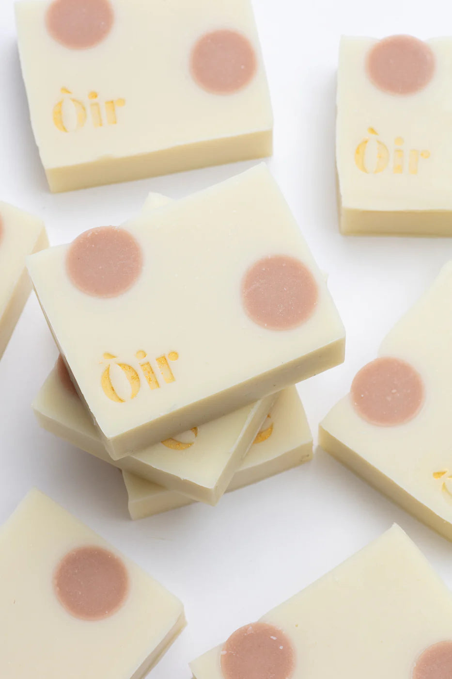 Multiple bars of Oir Rose and Geranium Soap.