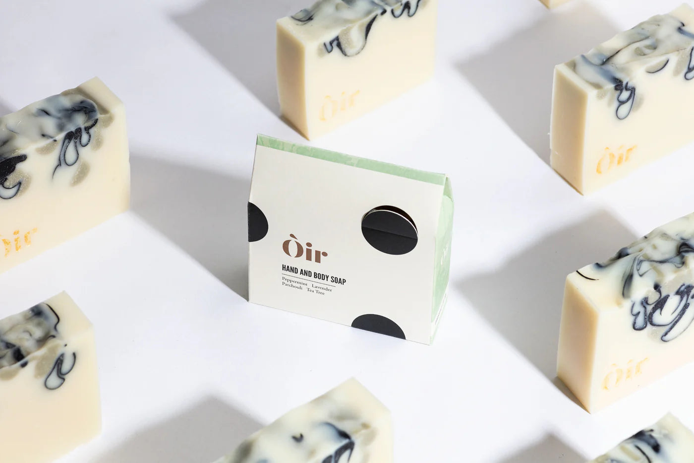 Bars of Oir Hand and Body Soap.