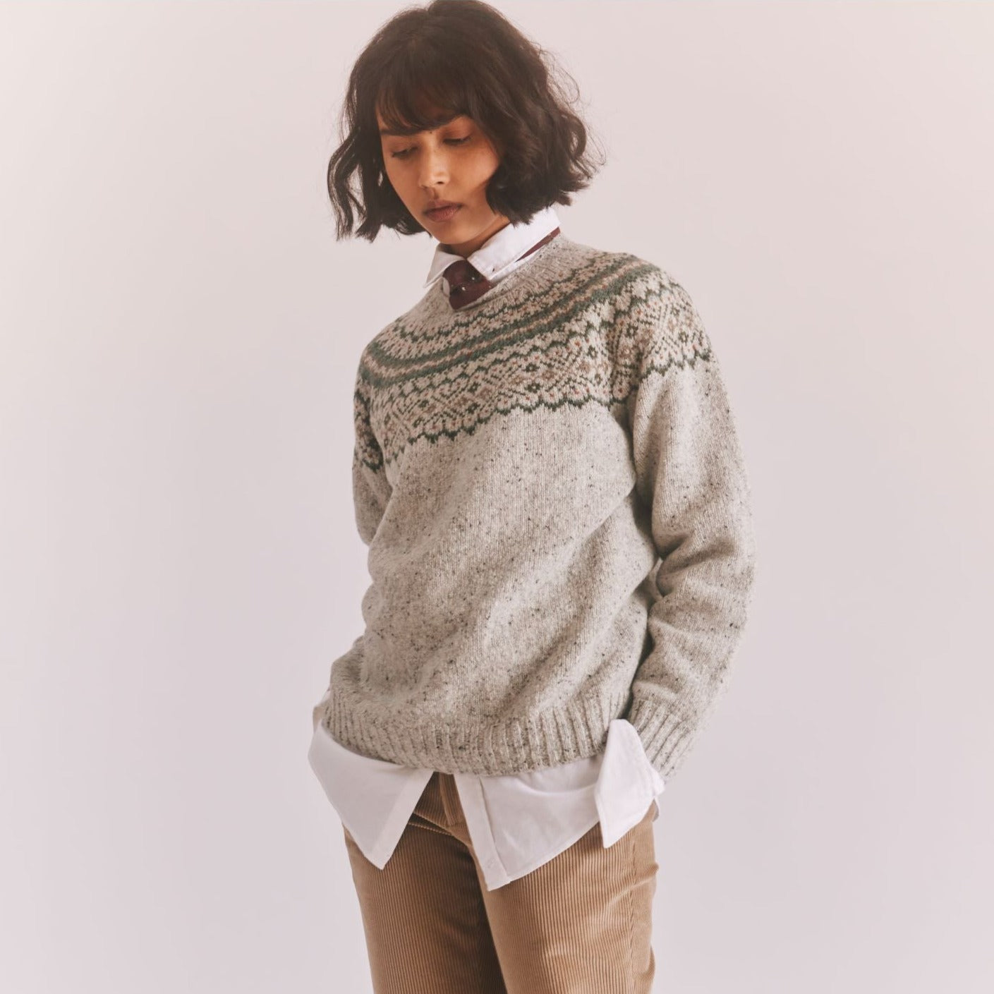 Harley of Scotland Fairisle Jumper Islay – The Longship