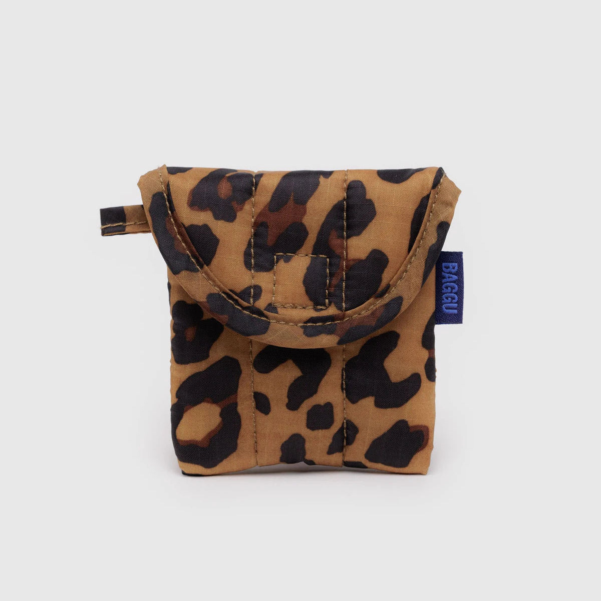 Puffy Earbuds Case - Leopard
