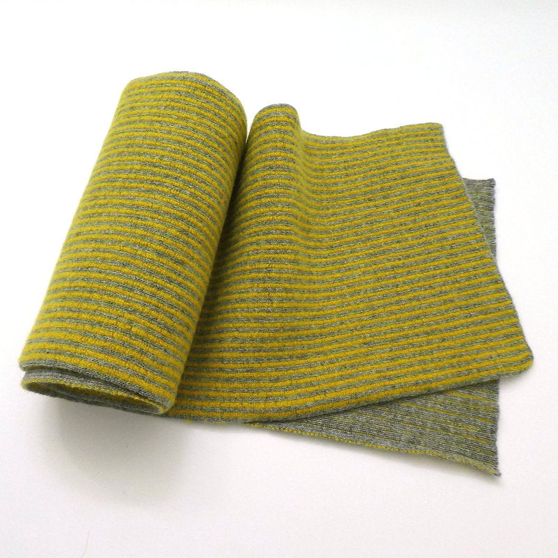 Streamline Scarf - Grey & Mustard