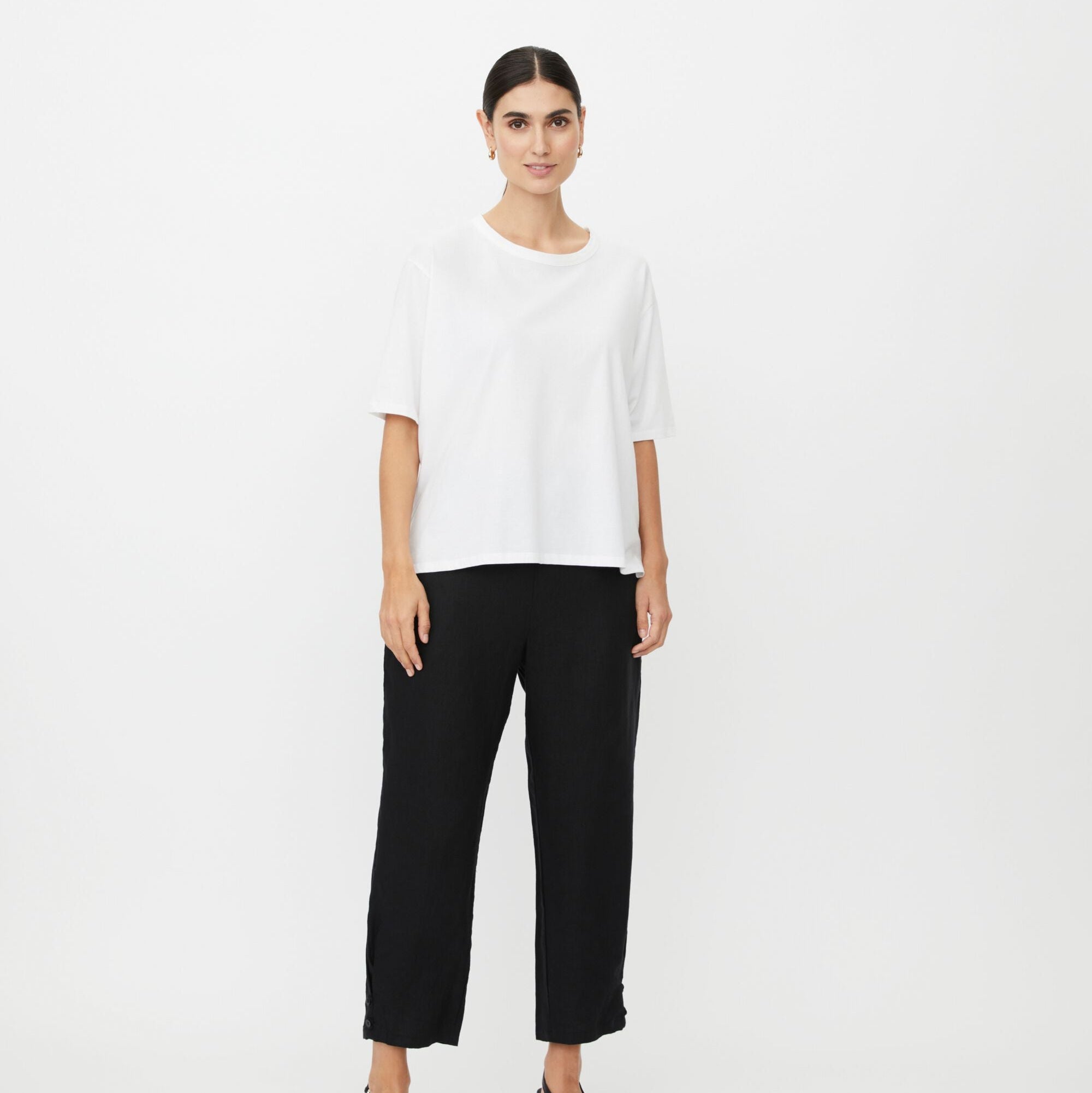Penna Linen Trousers - Black