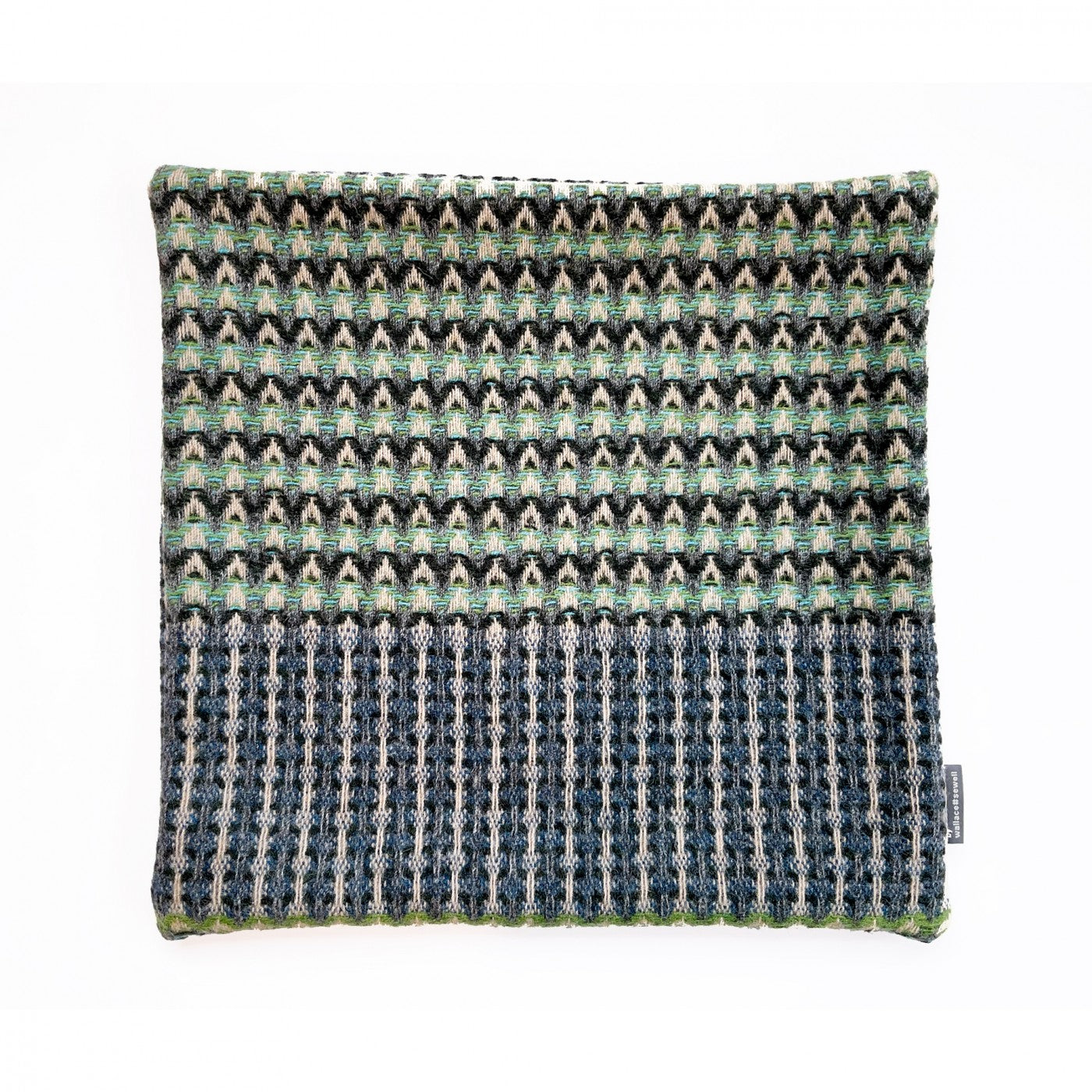 Everglade Ripple Cushion Cover - Multi Dark / Turquoise