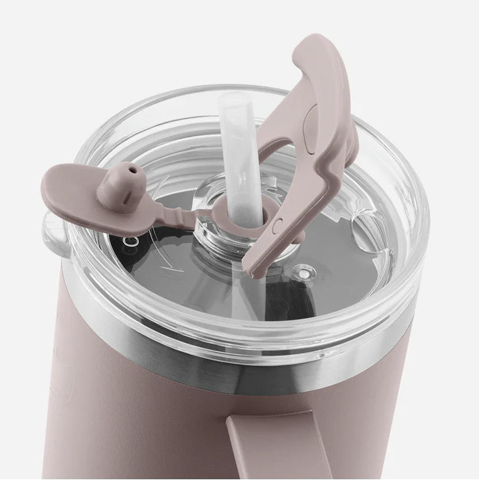 Thermo Cup with Straw - Soft Rose - 885ml