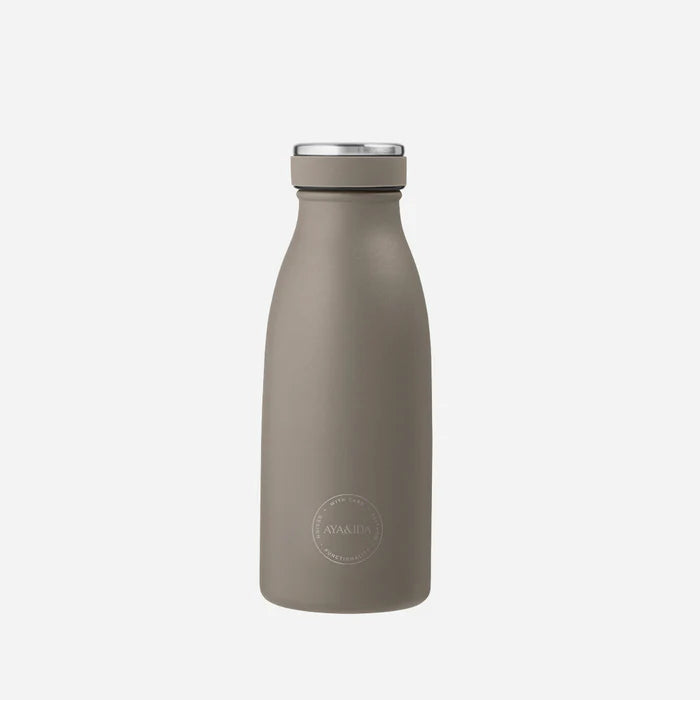 Driftwood insulated bottle on a white background