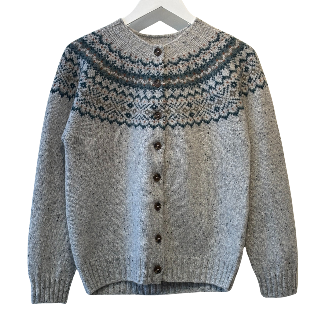 Glenugie Nep Fairisle Cardigan - Islay