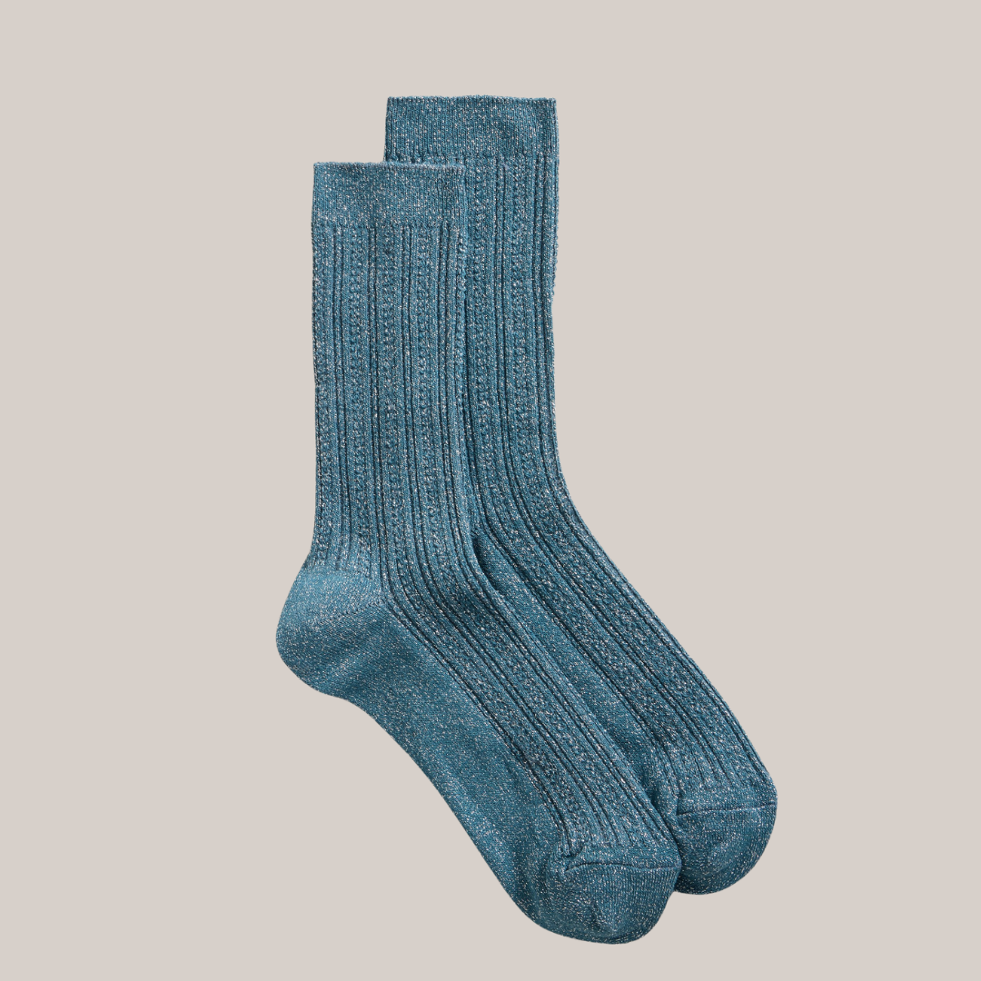 Sparkle Socks - Dark Teal