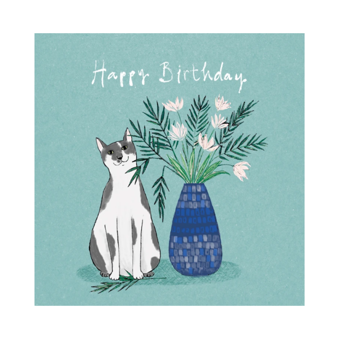 Birthday Card - Lucy Loves Flowers