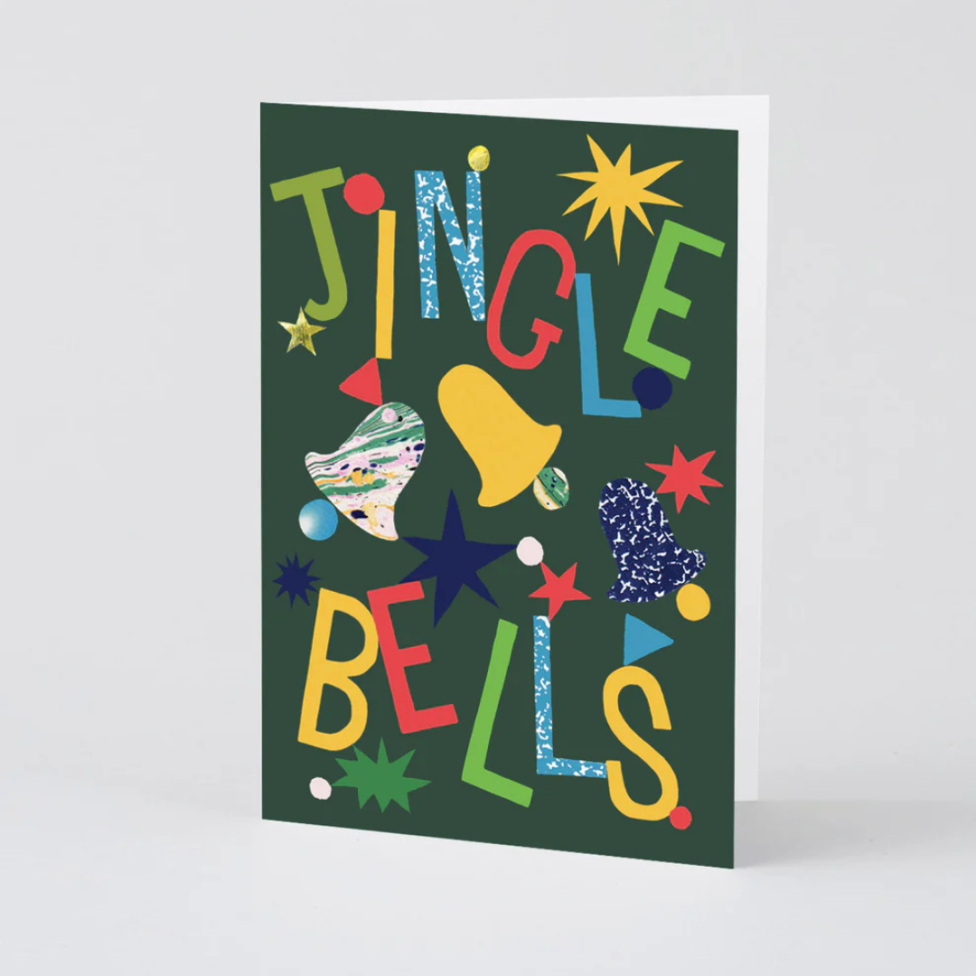 Embossed Christmas Card - Jingle Bells