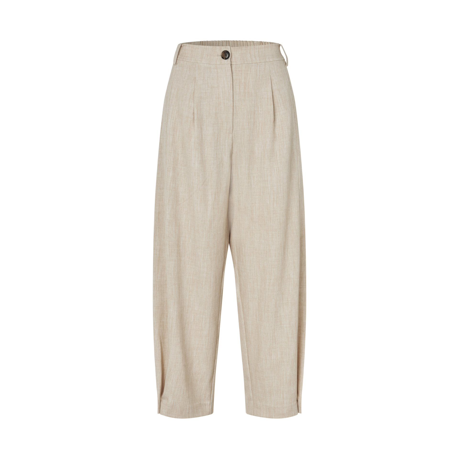Beige pants on a white background