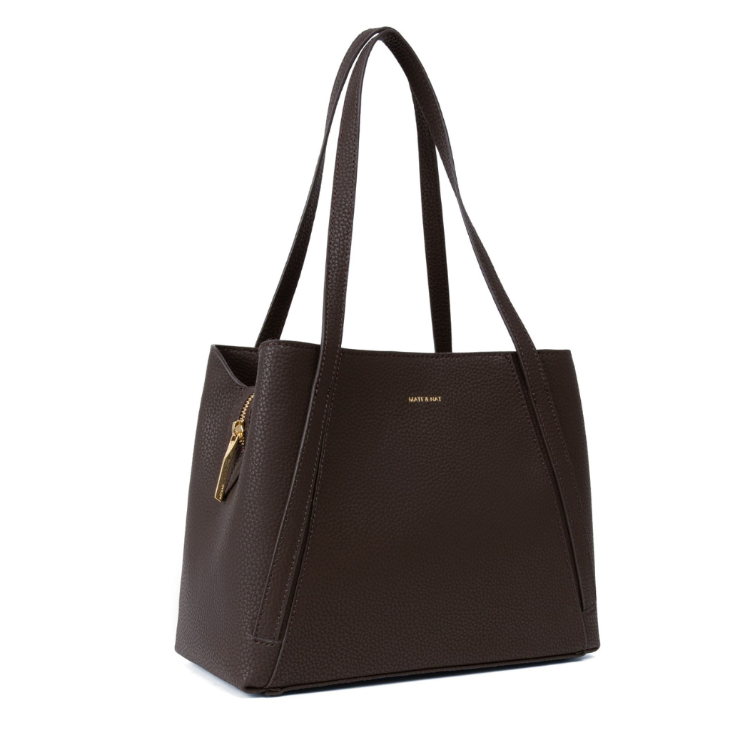 ZOEY Vegan Tote Bag - Purity - Truffle