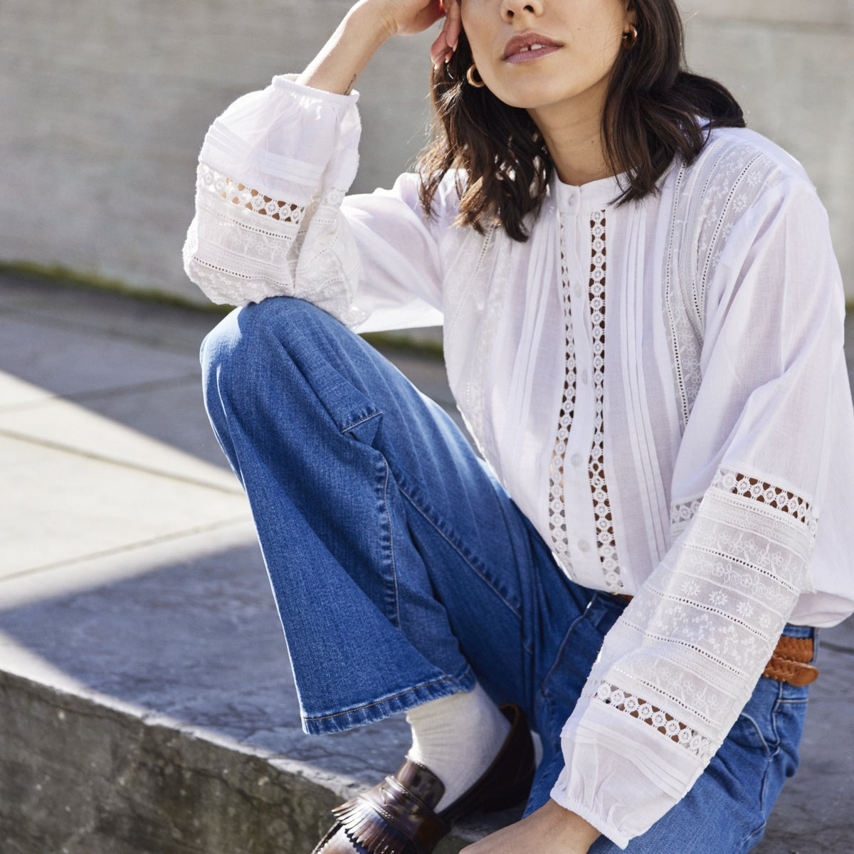 Jike Shirt - Blanc De Blanc