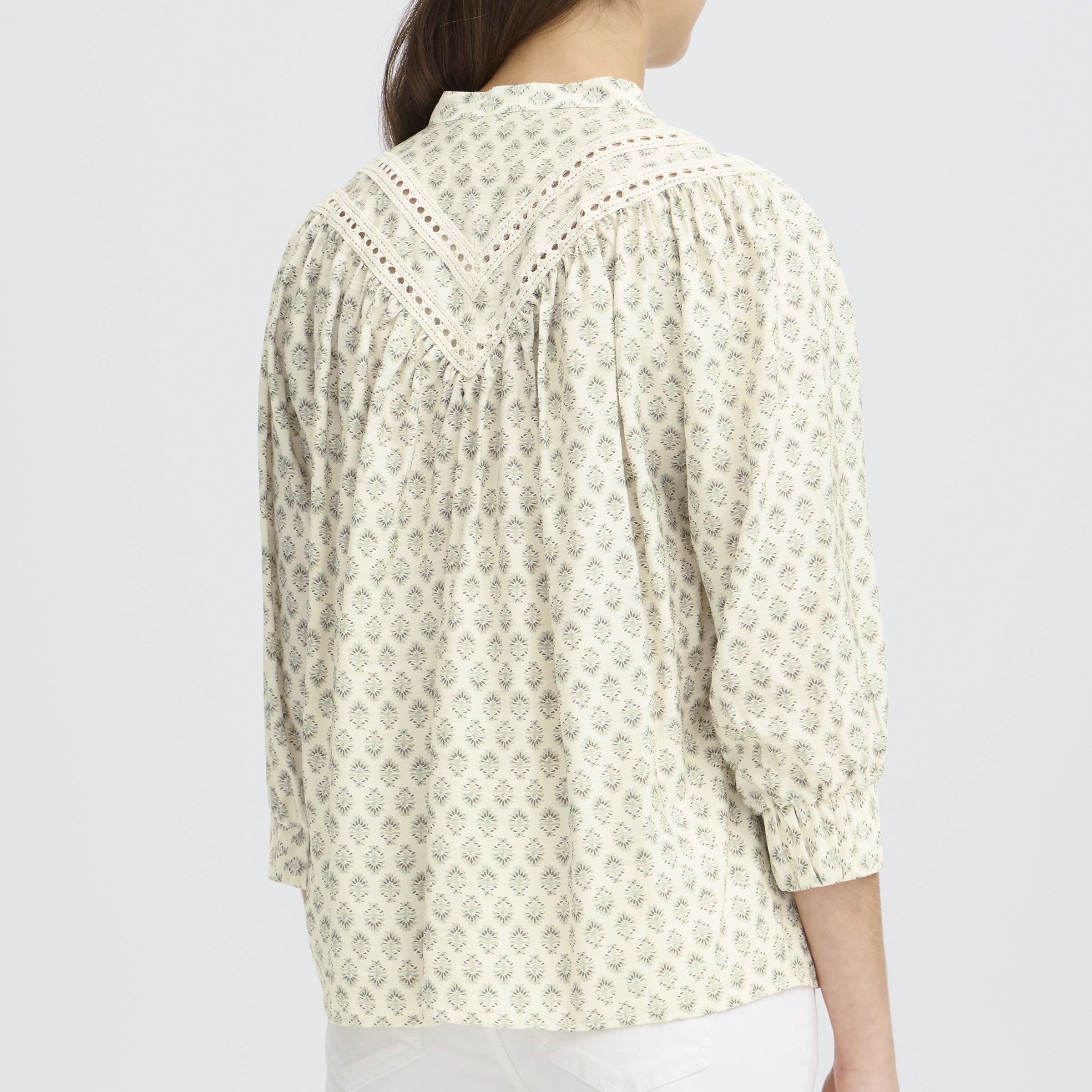 Hita Blouse - Whisper Sage
