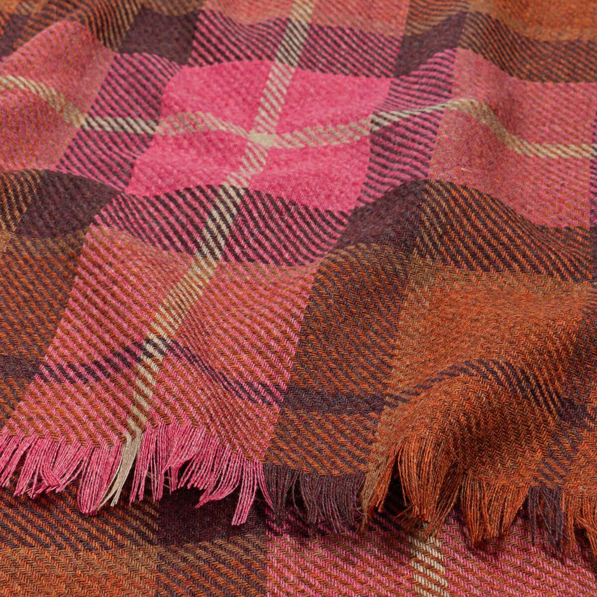 Brock Luxury Fine Wool Stole - Forsyth Rust
