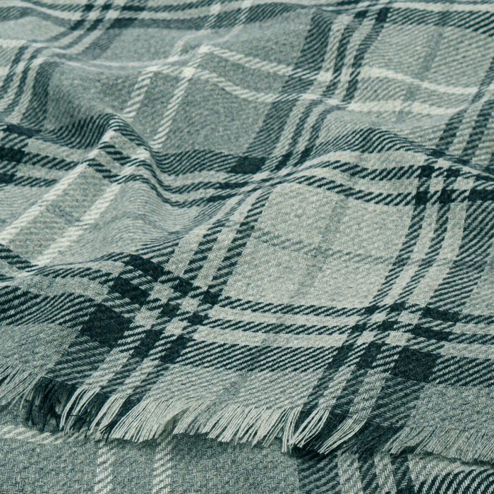 Brock Luxury Fine Wool Stole - Highland Granite