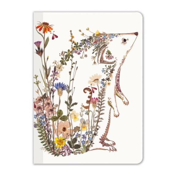 Cottage Garden Hedgehog Notebook
