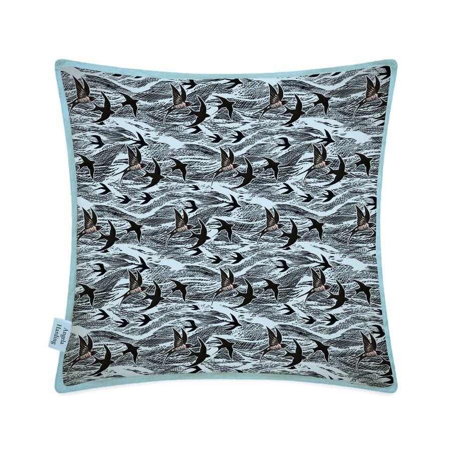 Cushion - Swallow & Sea
