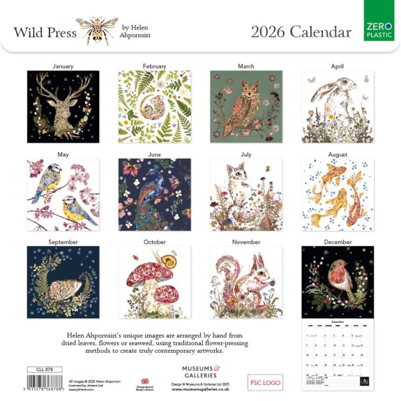Wild Press - 2026 Calendar
