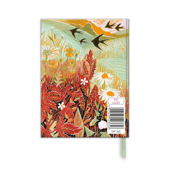 Notebook with a colorful floral design on the cover