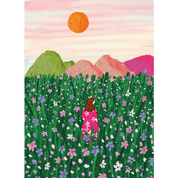 Greeting Card - In the Wildflowers