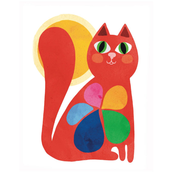 Greeting Card - Sunny Cat