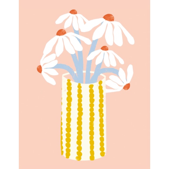 Greeting Card - Field Daisies