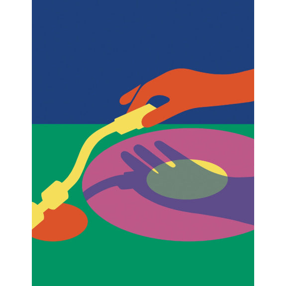 Greeting Card - Needle to the Record