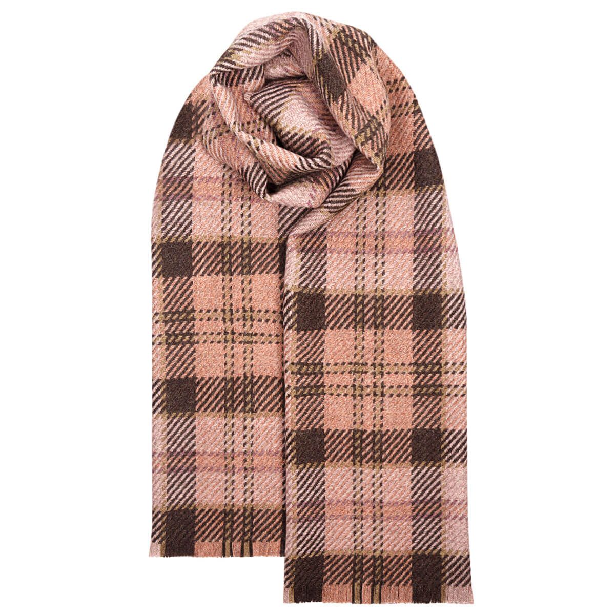 Fearne British Wool Stole - Lochaber Blush