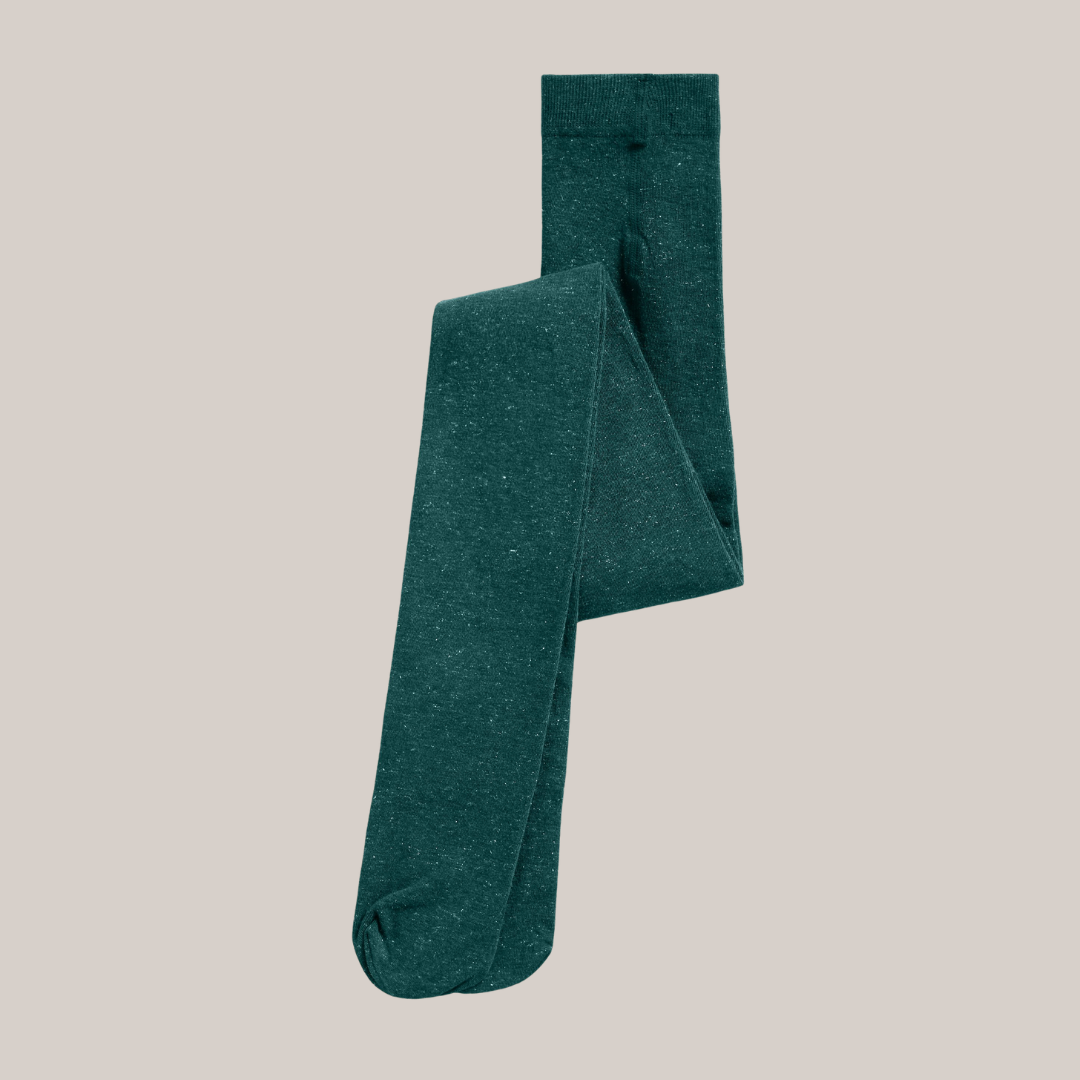 Sienna Sparkle Tights - Mid Teal