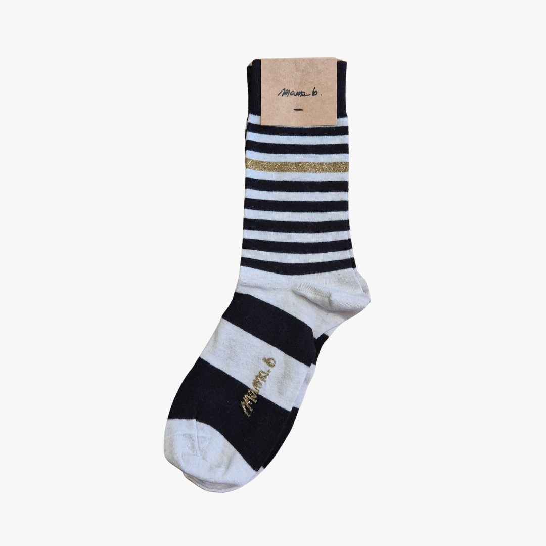 Basso Stripe Socks - Nero