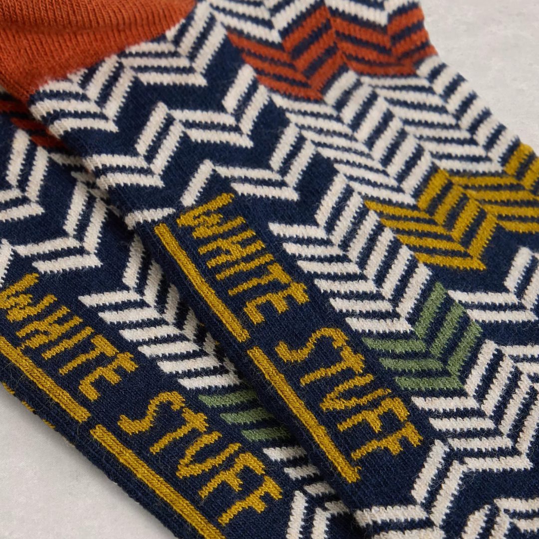 Pattern Ankle Socks - Green Multi