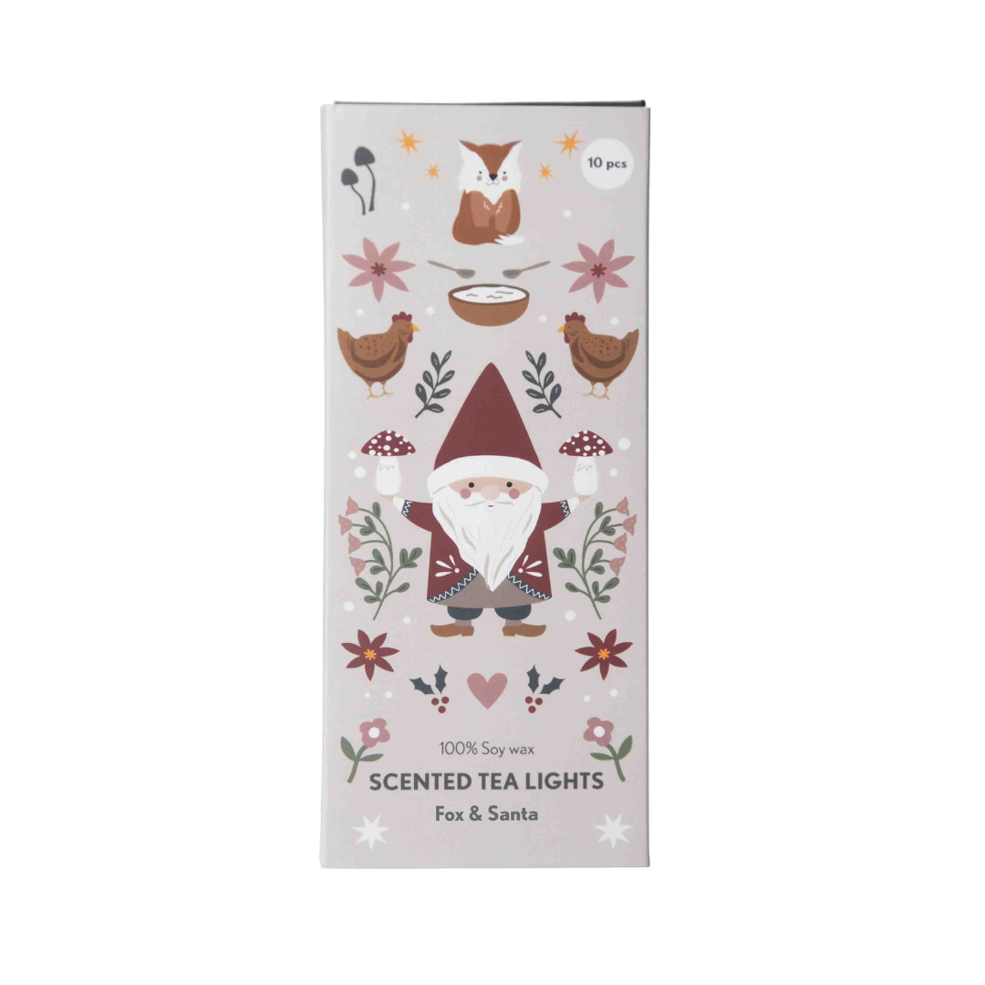 Scented Tealights - Fox & Santa