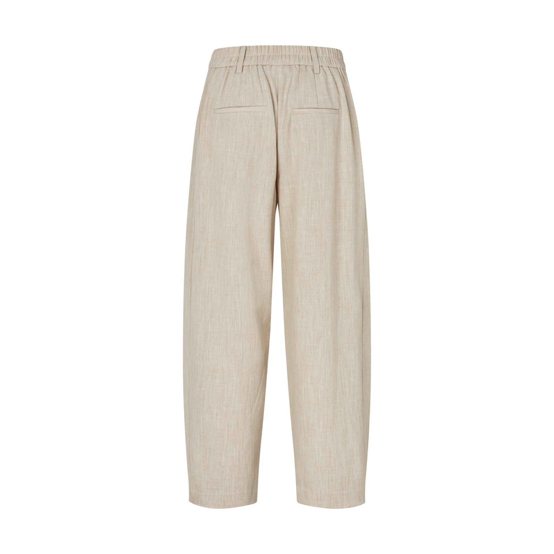 Beige pants on a white background
