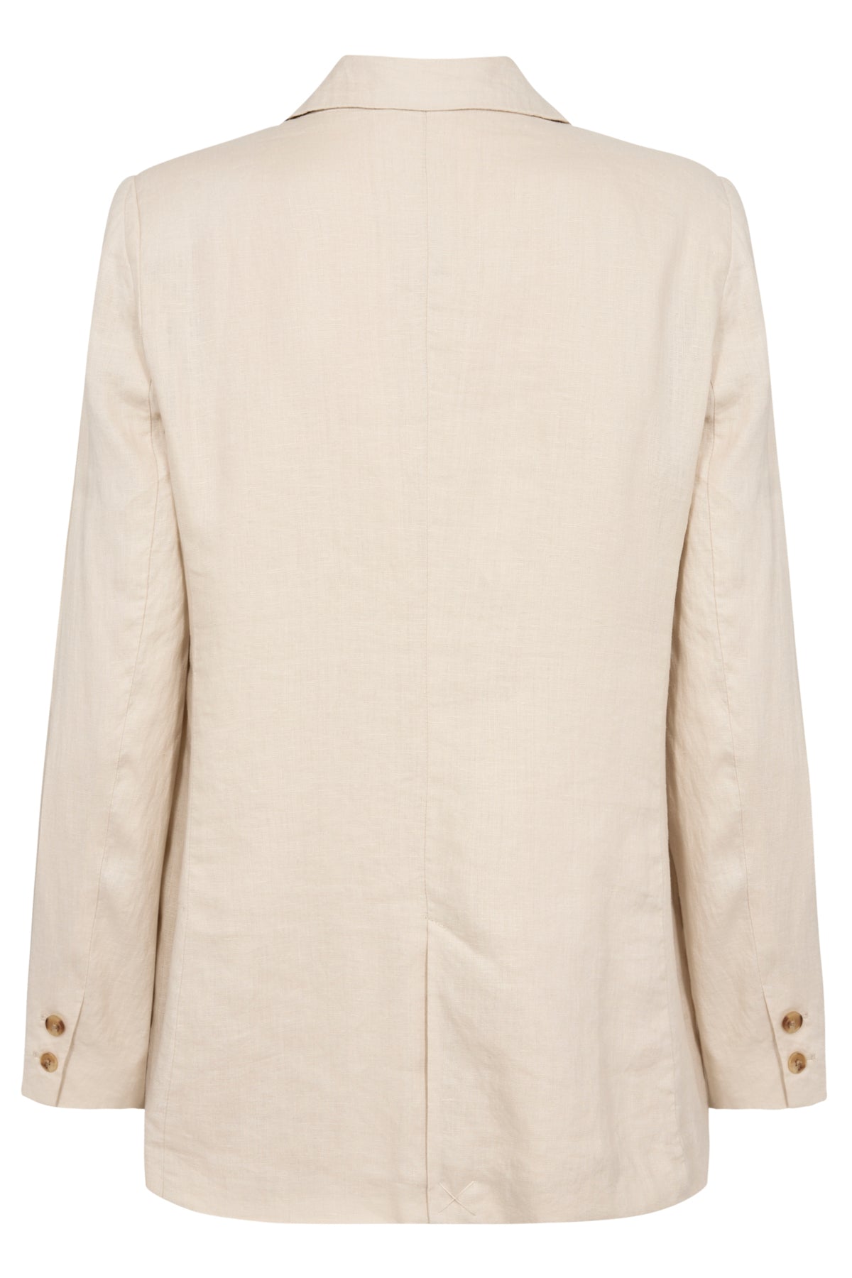 Beige blazer on a white background