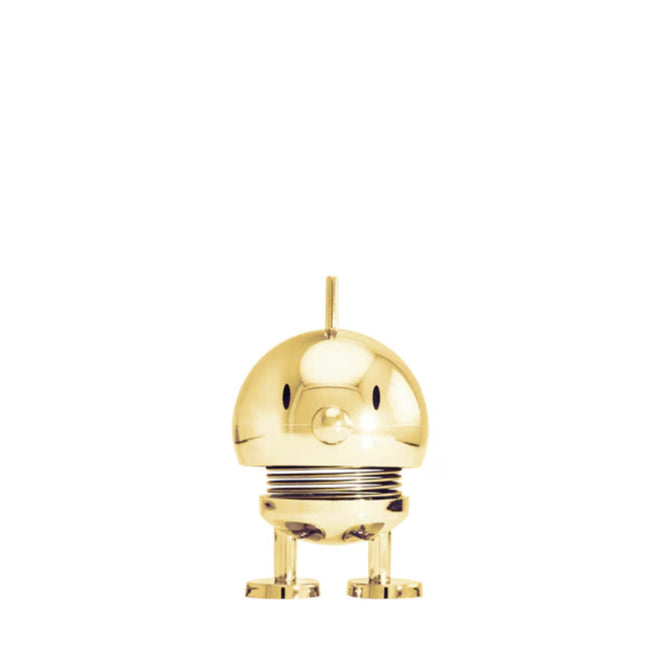Gold decorative object on a white background