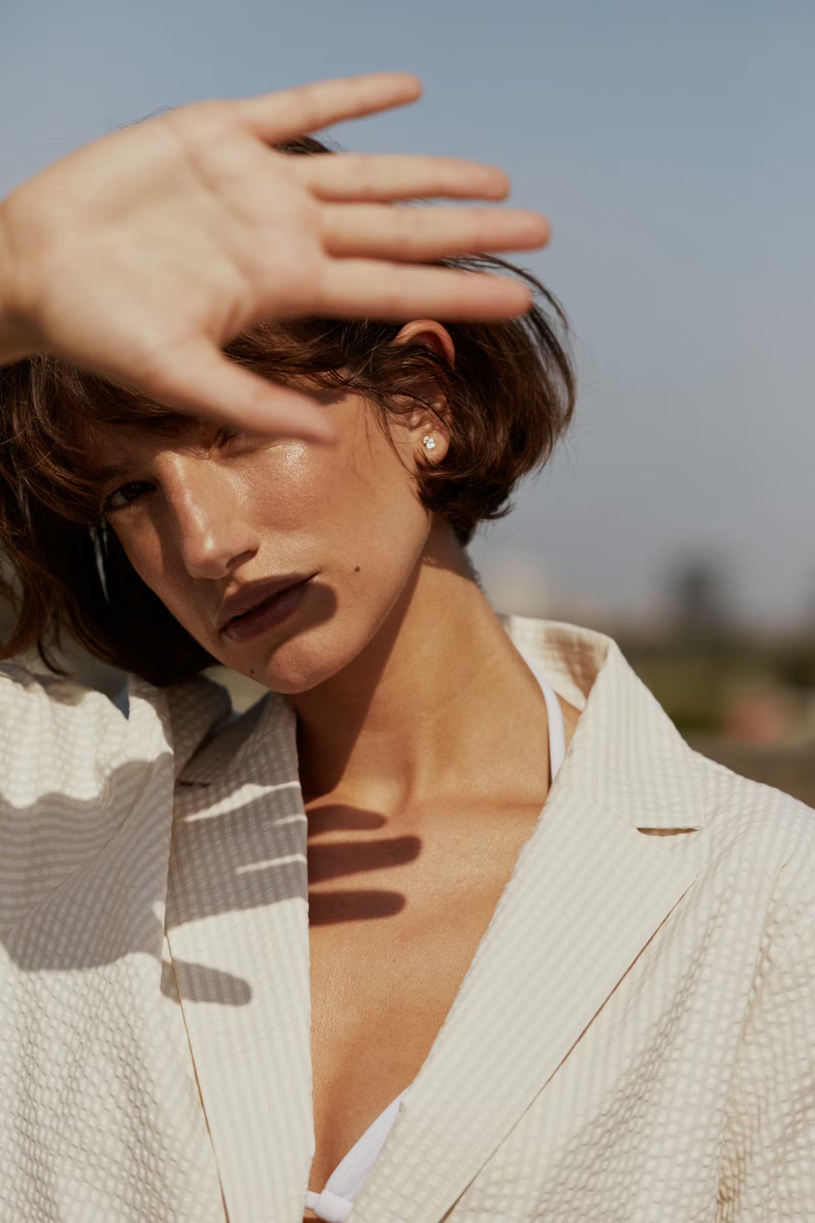 Briddi Casual Jacket - Whisper White