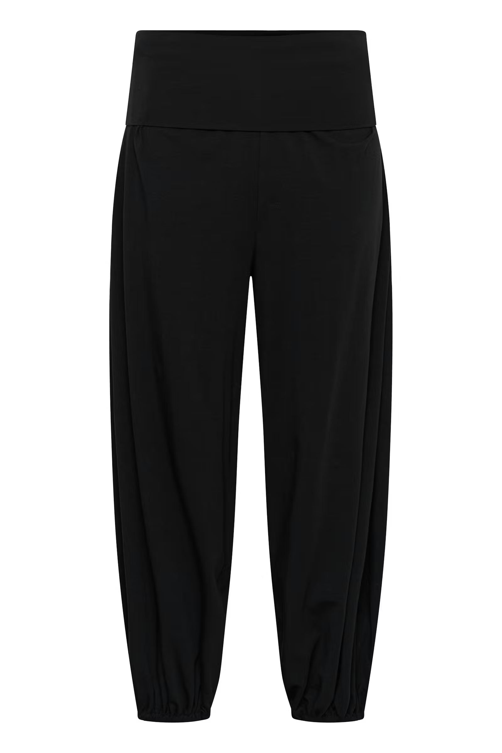 Black pants on a white background
