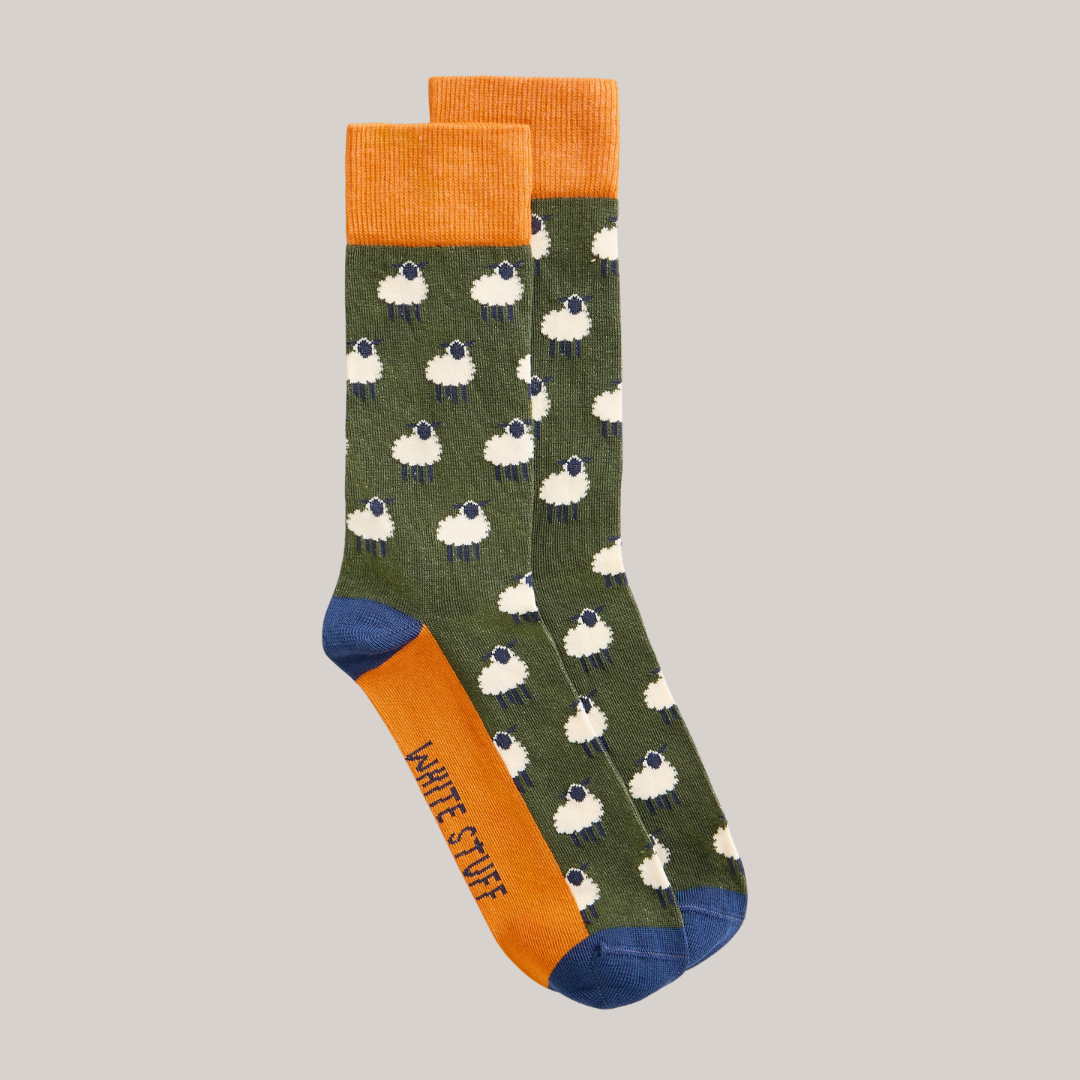 Novelty Ankle Socks - Deep Green