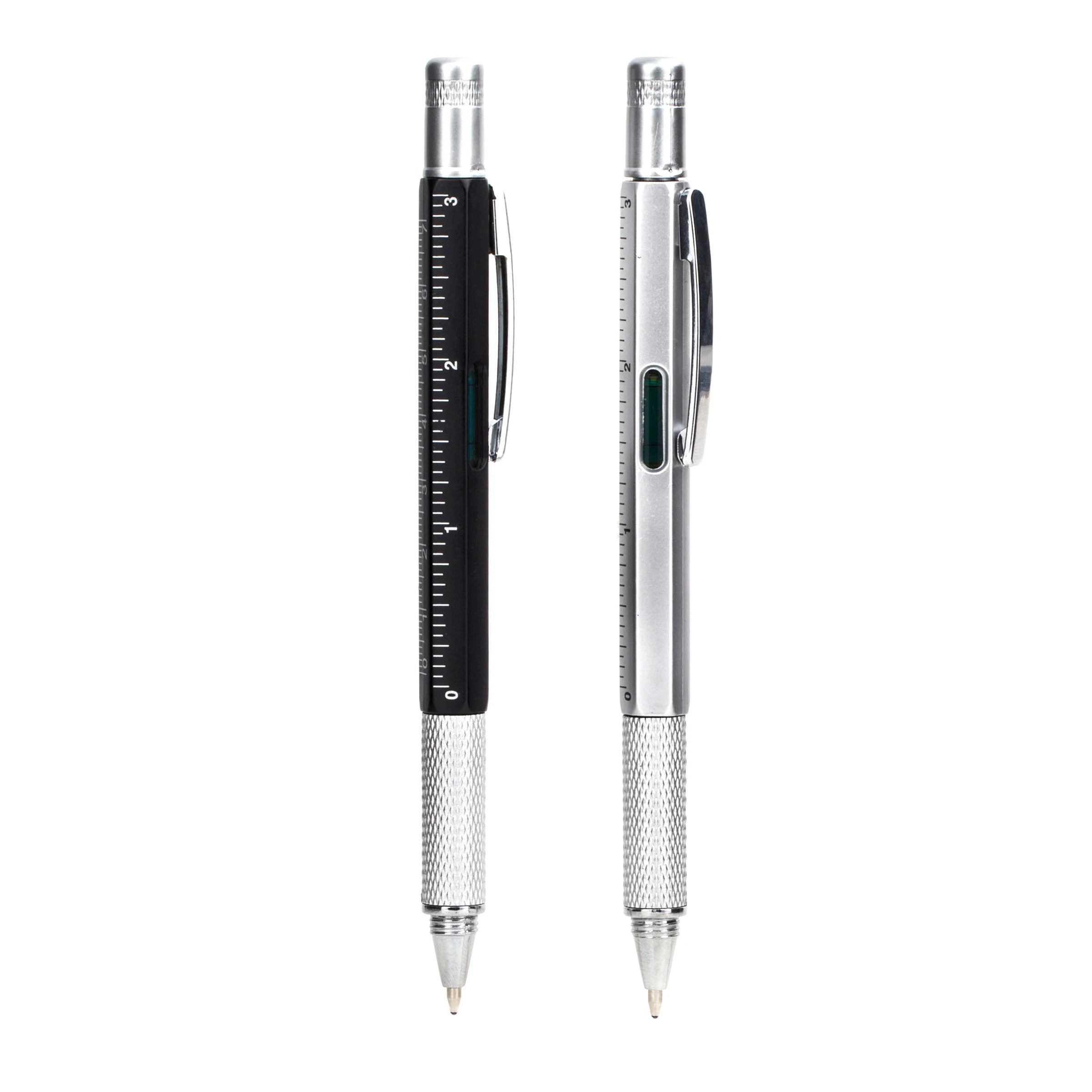 4-in-1 Pen Multi Tool - Black or Silver