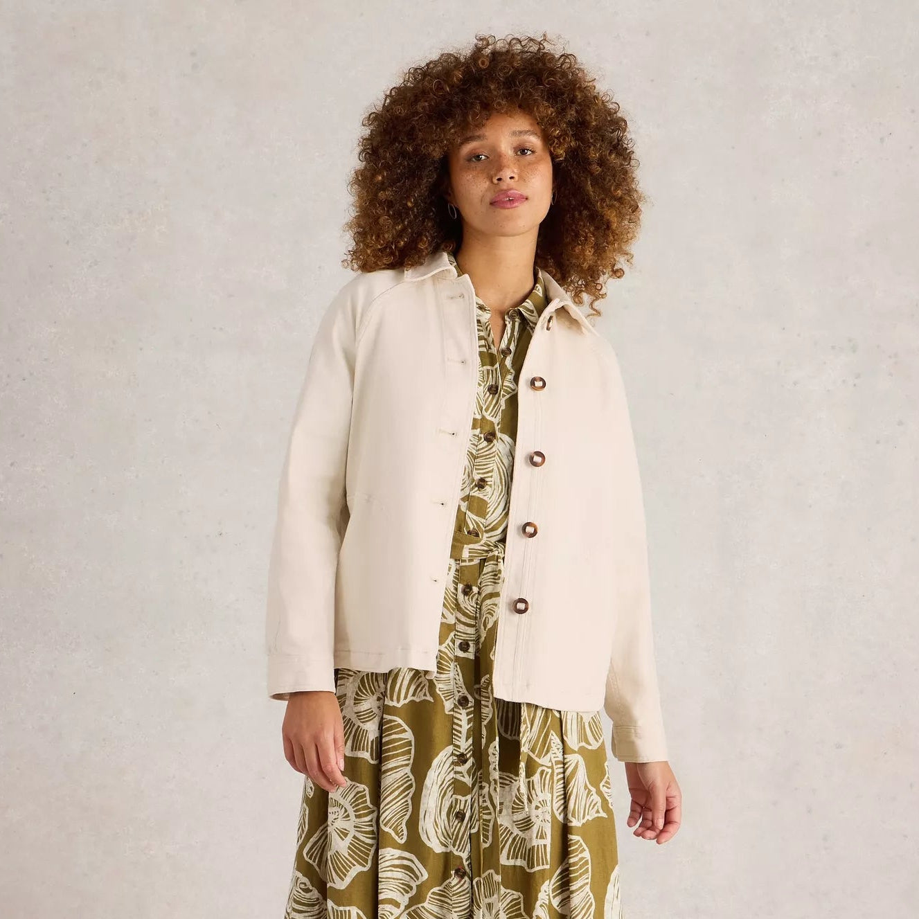 Eden Denim Jacket - Light Natural