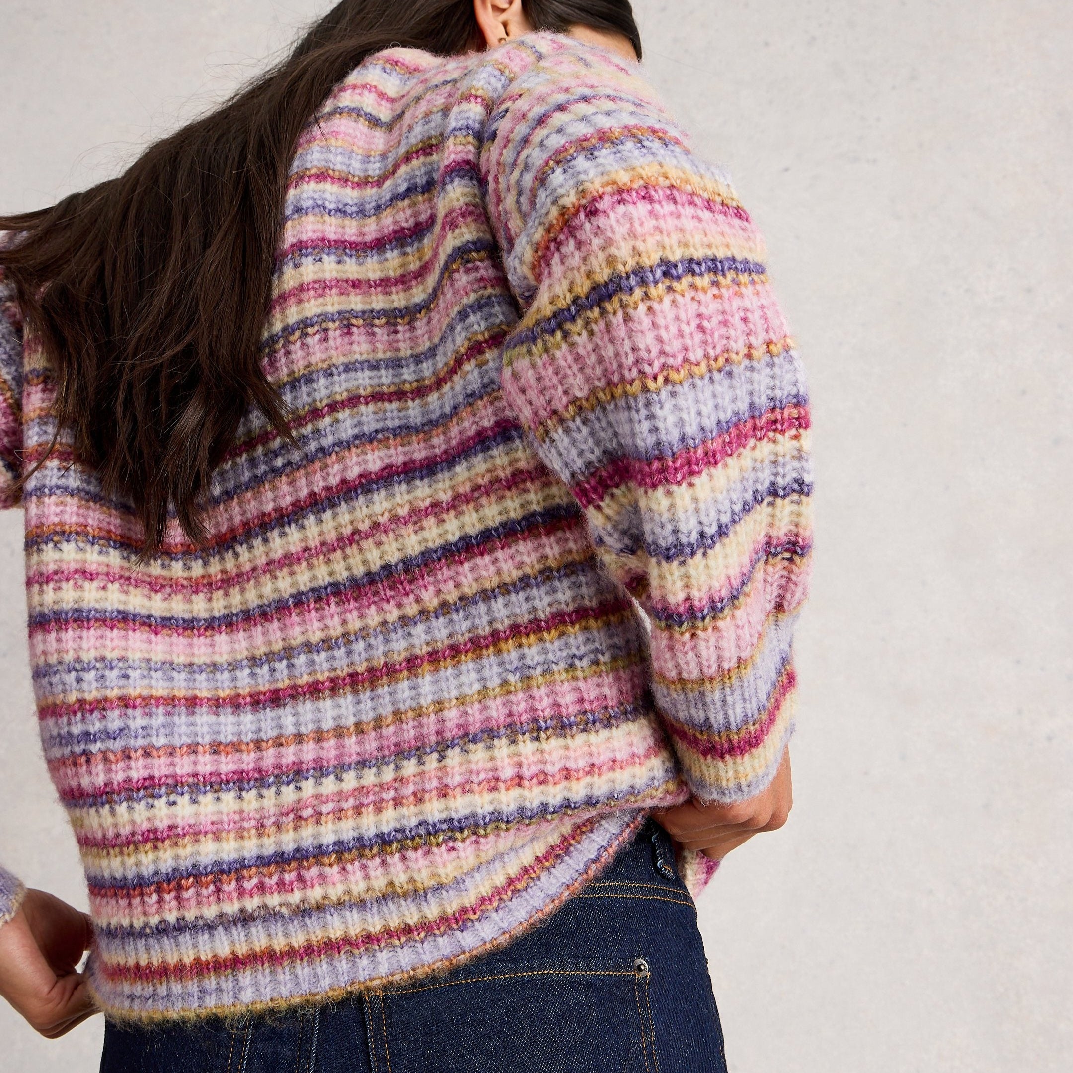 Suzanna Spacedye Jumper - Pink Multi