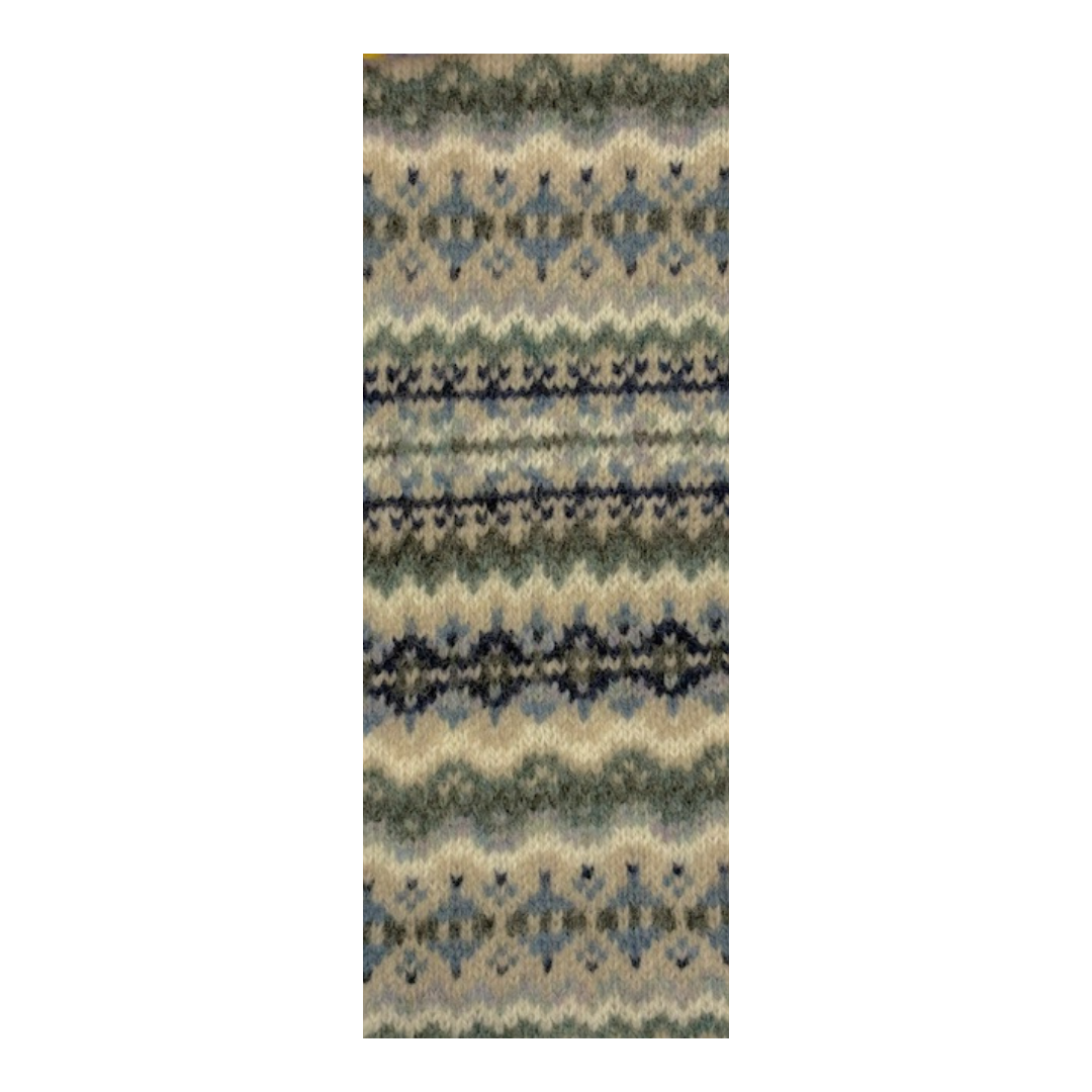 All Over Fairisle Jumper - Vellum