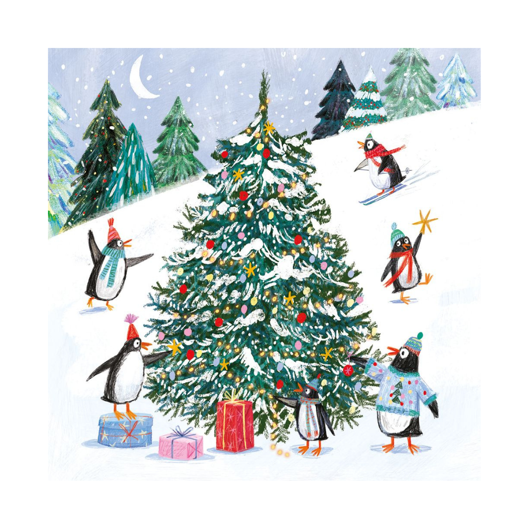 MacMillan Christmas Cards Pack of 8 - Decorating The Tree