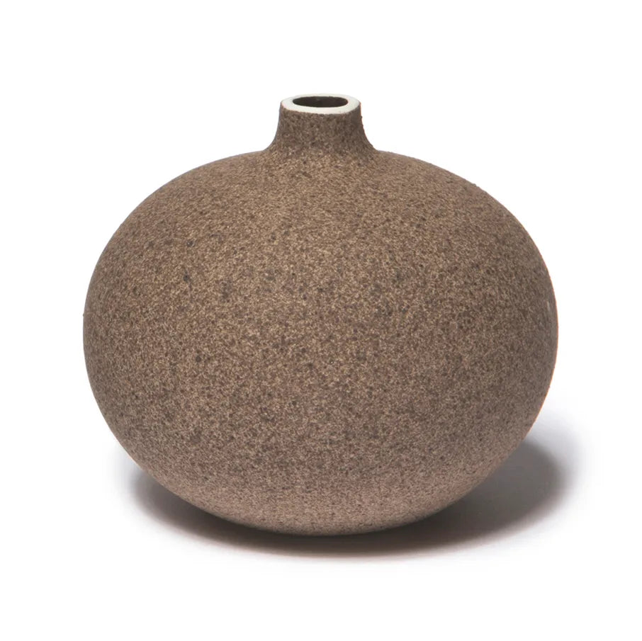 Bari Vase - Small in Sand Dark