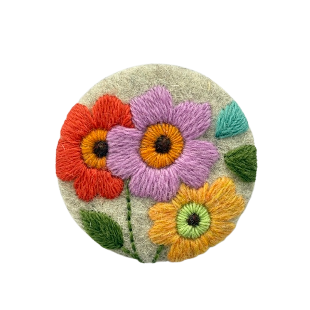 Clarice Brooch - Bright