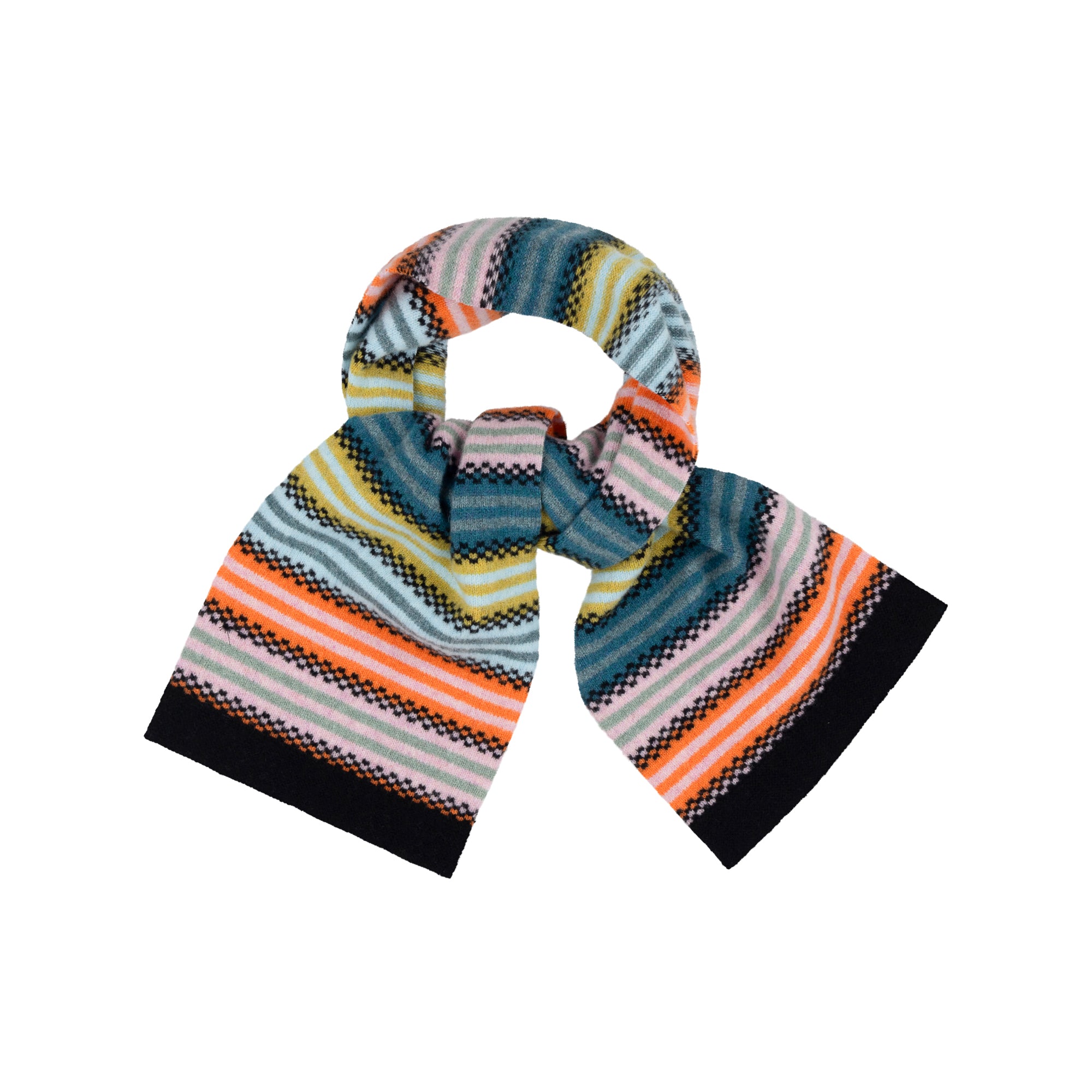 Small Stripe Scarf - Meadow Patch