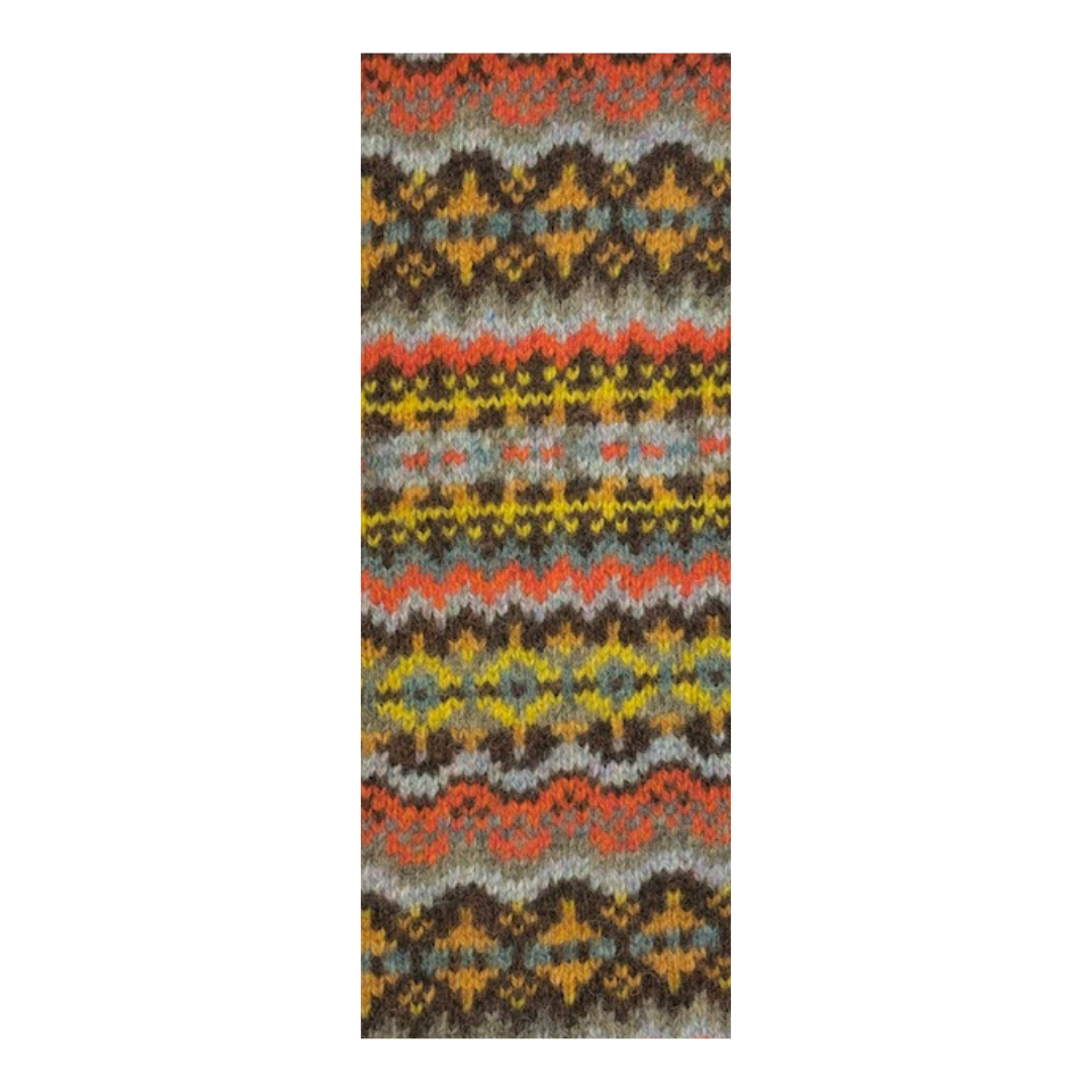 All Over Fairisle Jumper - Marron